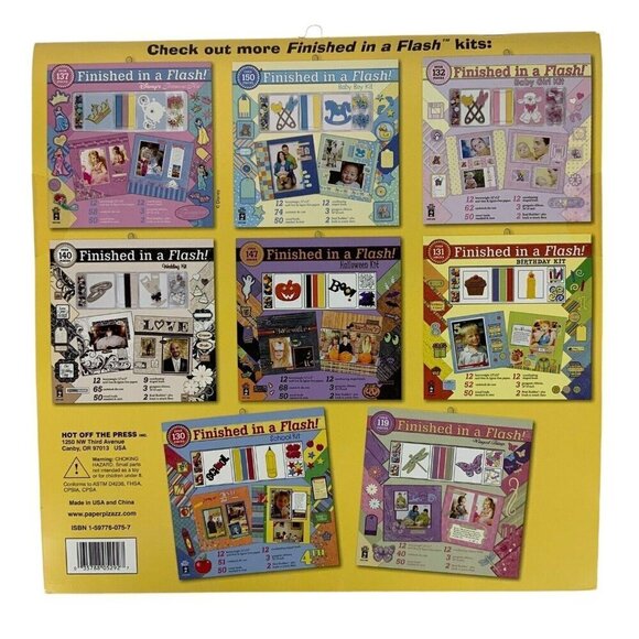 Disney Magic Kingdom 12x12 Scrapbook Kit Finished in a Flash Hot off Press - Picture 2 of 2
